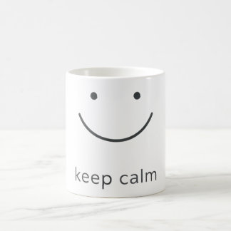 Minimalistisk positiv humördesign kaffemugg