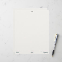 Minimalistisk Premium Brevpappersdesign Brevhuvud