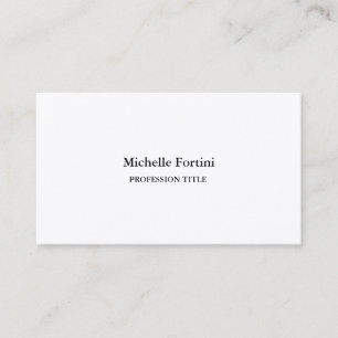 Minimalistisk Premium Silke-Elegant, vanlig Visitkort