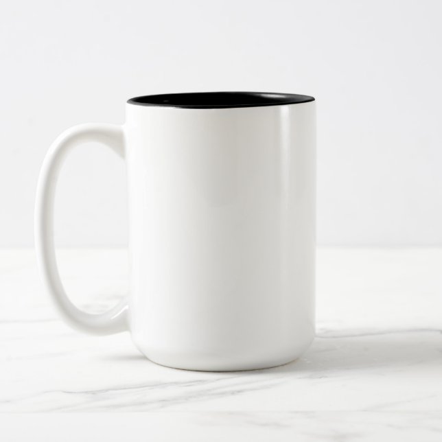 | Minimalistisk present till kaffelskare Två-Tonad Mugg (Vänster)