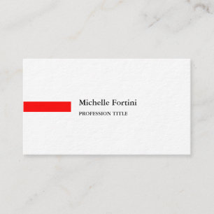 Minimalistisk primär tunn Elegant Visitkort