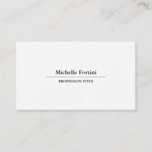 Minimalistisk primär tunn Elegant Visitkort