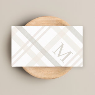 Minimalistisk Professionell av lyxväder, monogram Visitkort