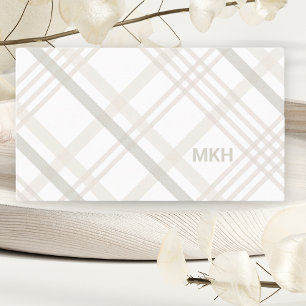 Minimalistisk Professionell av lyxväder, monogram Visitkort