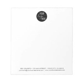 Minimalistisk Professionell Business Company Logot Anteckningsblock