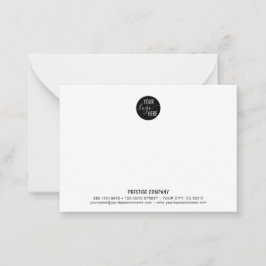 Minimalistisk Professionell Business Company Own L Anteckningskort