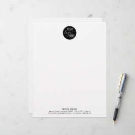 Minimalistisk Professionell Business Company Own L Brevhuvud
