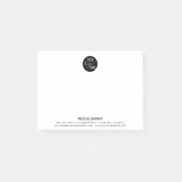 Minimalistisk Professionell Business Company Own L Post-it Block