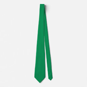 Minimalistisk professionell enfärgad spanskgrön fä slips