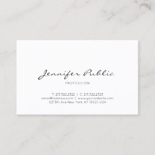 Minimalistisk Professionell - enkel Elegant Modern Visitkort