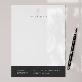 Minimalistisk Professionell för elegant Brevhuvud