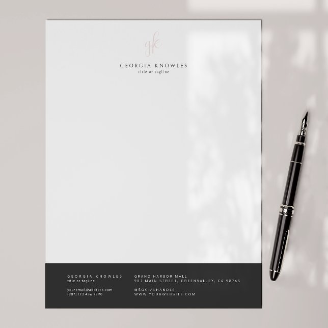 Minimalistisk Professionell för elegant Brevhuvud (Skapare uppladdad)