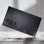 Minimalistisk Professionell för Golf-instruktör, s Visitkort<br><div class="desc">Golf Instructor Professionell Black Minimalist-Affärskort.</div>