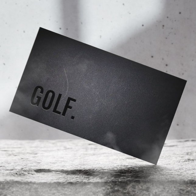 Minimalistisk Professionell för Golf-instruktör, s Visitkort (Skapare uppladdad)