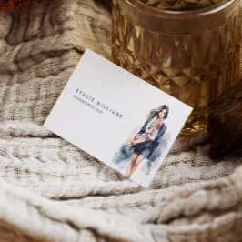 Minimalistisk Professionell för Mode Designer Visitkort