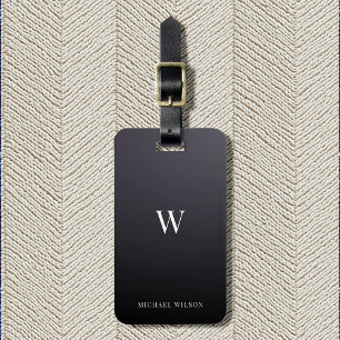 Minimalistisk Professionell för modern monogramCoo Bagagebricka