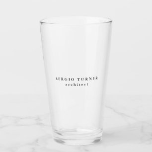 Minimalistisk Professionell för trendig Glaskopp