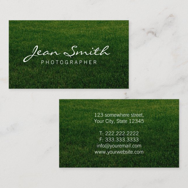 Minimalistisk Professionell för typografi-Elegant Visitkort (Fram/baksida)
