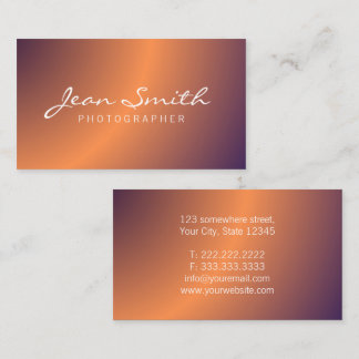 Minimalistisk Professionell för typografi-Elegant Visitkort