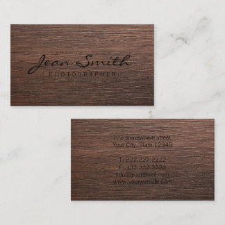 Minimalistisk Professionell för typografi-Elegant Visitkort