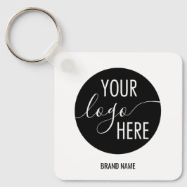 Minimalistisk Professionell, företagets Logotyp QR Nyckelring