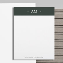Minimalistisk professionell företagsbrevpapper Gr