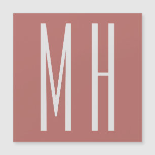 Minimalistisk Professionell i modernt monogram