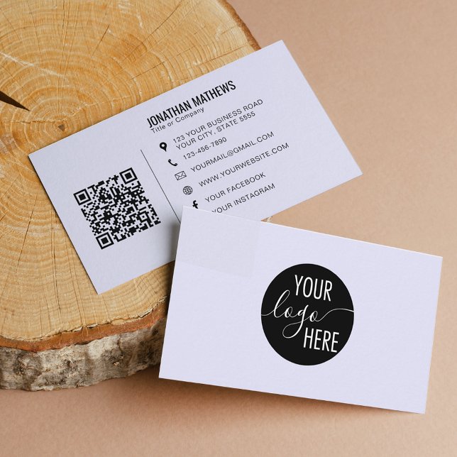 Minimalistisk Professionell Lavender Company Logot Visitkort (Skapare uppladdad)