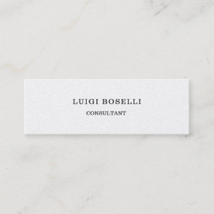 Minimalistisk Professionell med låg Smala Elegant Mini Visitkort