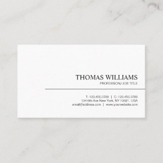 Minimalistisk Professionell med modern Elegant, va Visitkort