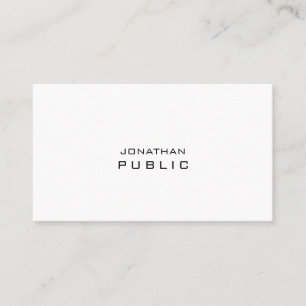 Minimalistisk Professionell med modern Elegant, va Visitkort