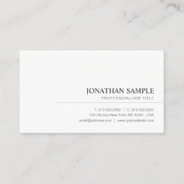 Minimalistisk Professionell med modern Elegant, va Visitkort