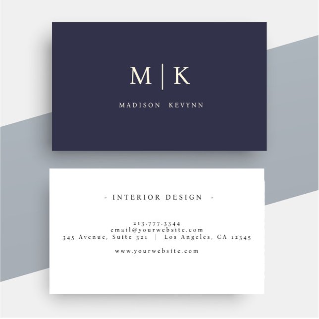 Minimalistisk Professionell med modern Elegant, va Visitkort (Skapare uppladdad)