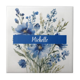 Minimalistisk Professionell Modern Bunch of Flower Kakelplatta