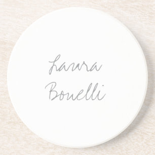 Minimalistisk Professionell Modern Ditt Namn Underlägg