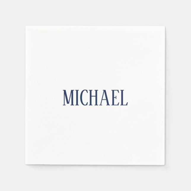 Minimalistisk Professionell Modern Elegant Pappersservett (Framsidan)