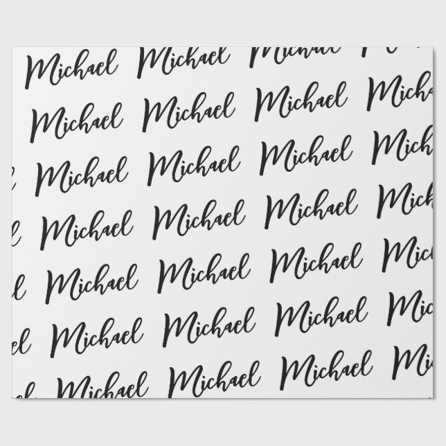 Minimalistisk Professionell Modern Elegant Presentpapper (Platt)
