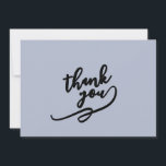 Minimalistisk professionell modern elegant tack kort<br><div class="desc">Modern enkel ren professionell design</div>