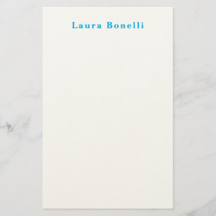 Minimalistisk professionell modern enkel namn tite brevpapper