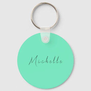 Minimalistisk Professionell Modern Namn handskrive Nyckelring