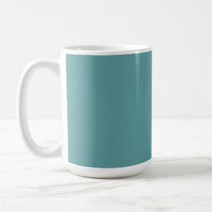 Minimalistisk Professionell Modern Plain Cadet Blu Kaffemugg