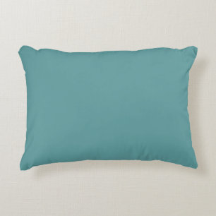 Minimalistisk Professionell Modern Plain Cadet Blu Prydnadskudde
