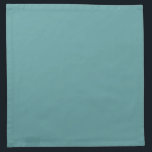 Minimalistisk Professionell Modern Plain Cadet Blu Tygservett<br><div class="desc">Modern enkel mall för enkel Professionell.</div>