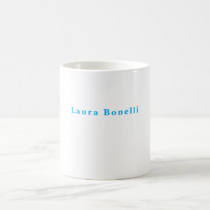Minimalistisk Professionell Modern Plain Namn Tite Kaffemugg