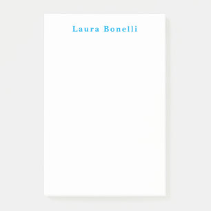 Minimalistisk Professionell Modern Plain Namn Tite Post-it Block