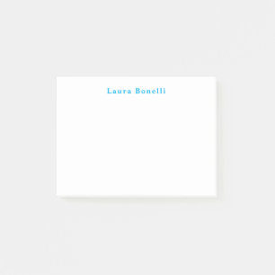 Minimalistisk Professionell Modern Plain Namn Tite Post-it Block