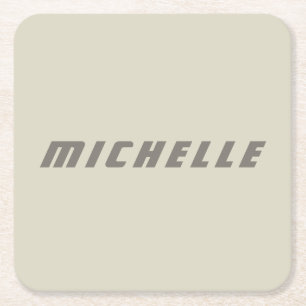 Minimalistisk Professionell Modern Science fiction Underlägg Papper Kvadrat