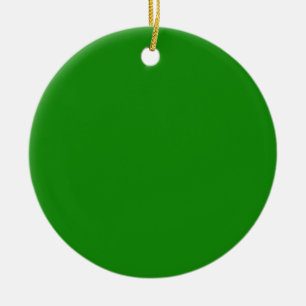 Minimalistisk Professionell Solid India Grönt Färg Julgransprydnad Keramik