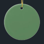 Minimalistisk Professionell Solid Russian Grönt Fä Julgransprydnad Keramik<br><div class="desc">Extremt estetisk,  enkel och professionell design i grönt färg.</div>