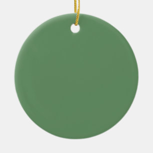 Minimalistisk Professionell Solid Russian Grönt Fä Julgransprydnad Keramik